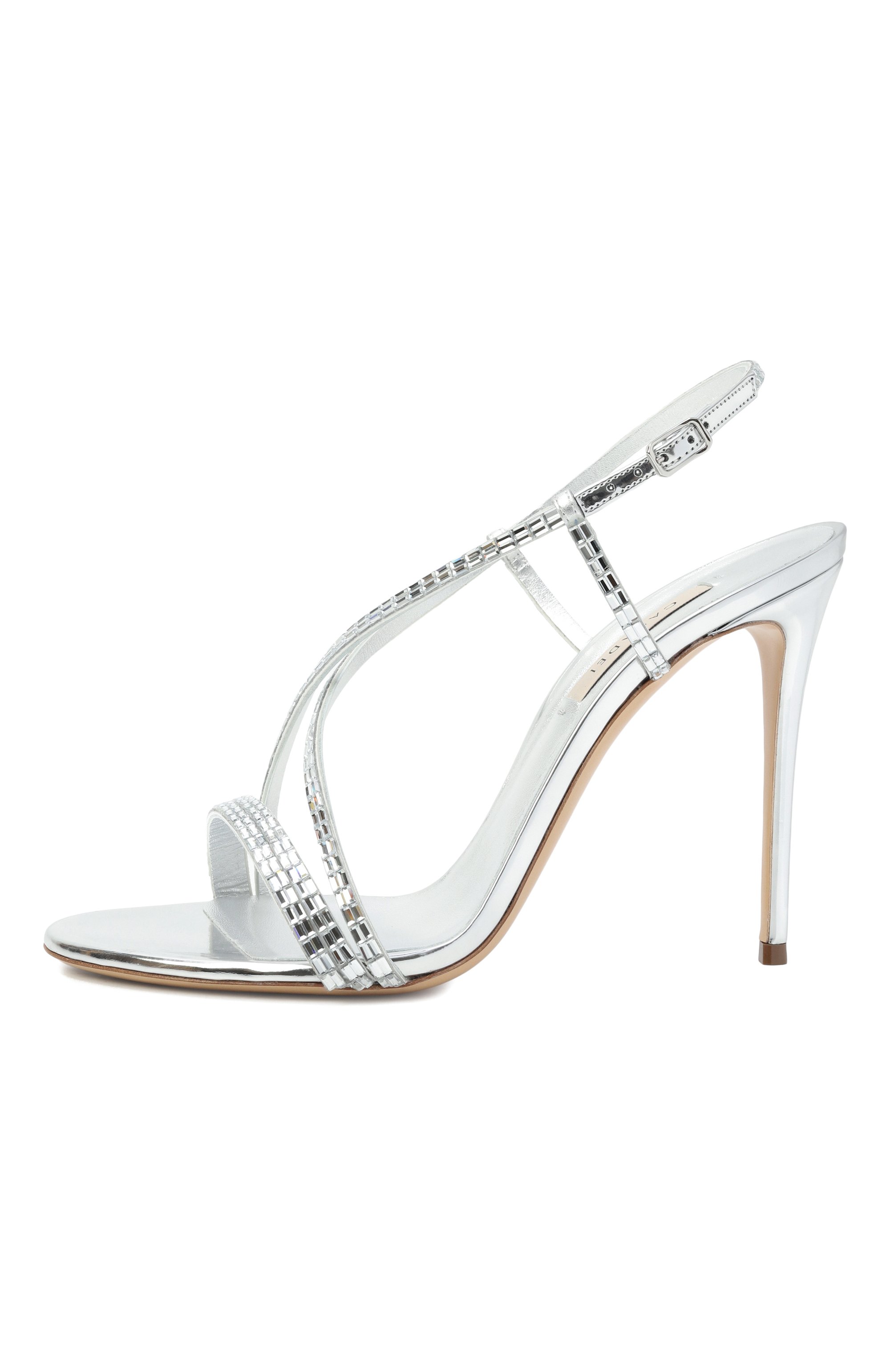 Босоножки starsway julia CASADEI серебряного цвета по цене 89950 руб., арт. 1L402A1001/T0535, фото 4 Босоножки starsway julia CASADEI, арт. 1L402A1001/T0535, фото 4