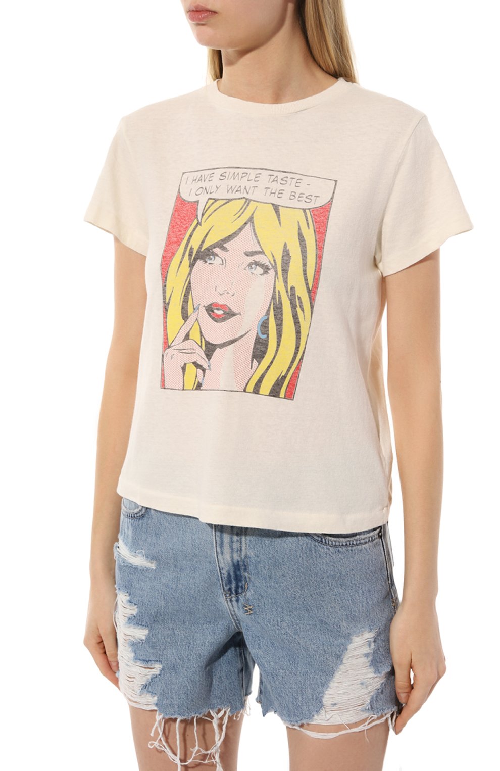 Хлопковая футболка RE/DONE, арт. 024-02WCGT278, фото 3