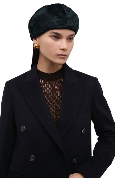 Берет из меха каракульчи VICTORIA KUSENKOVA, арт. 017100021008, фото 2