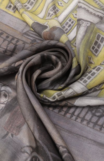 Шелковая шаль мгу GOURJI, арт. 91141037/441162108, фото 4