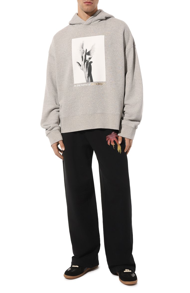 Хлопковое худи PALM ANGELS, арт. PMBB058F23FLE0020801, фото 2