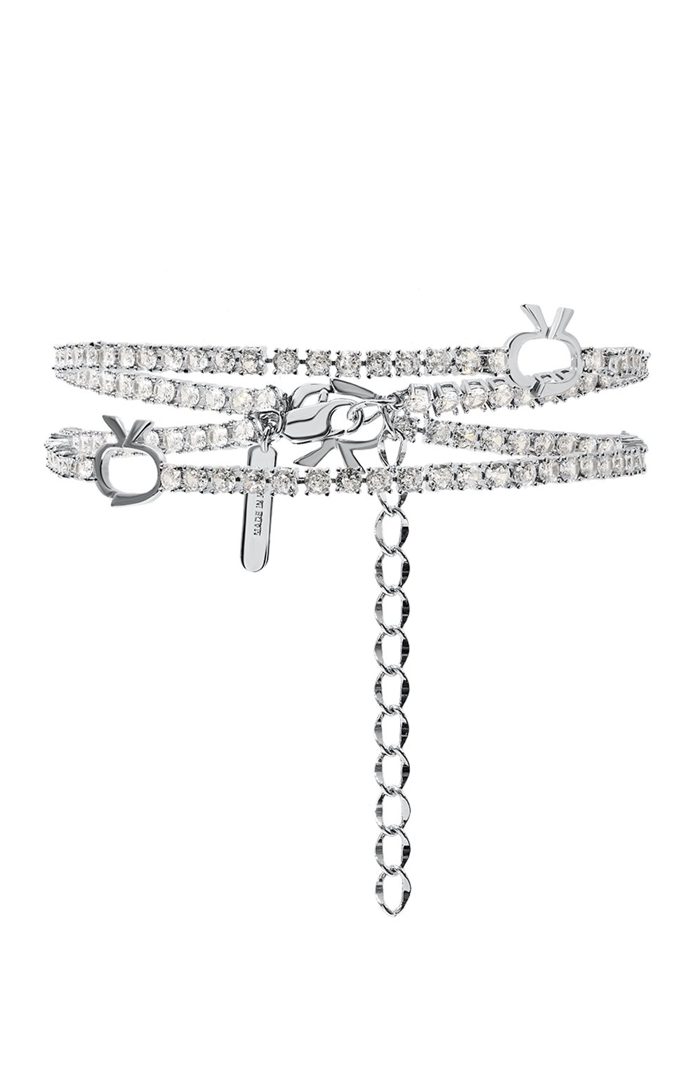 Анклет GIANVITO ROSSI серебряного цвета по цене 73600 руб., арт. QX1024.RIBCA.MG4NICR, фото 1 Анклет GIANVITO ROSSI, арт. QX1024.RIBCA.MG4NICR, фото 1