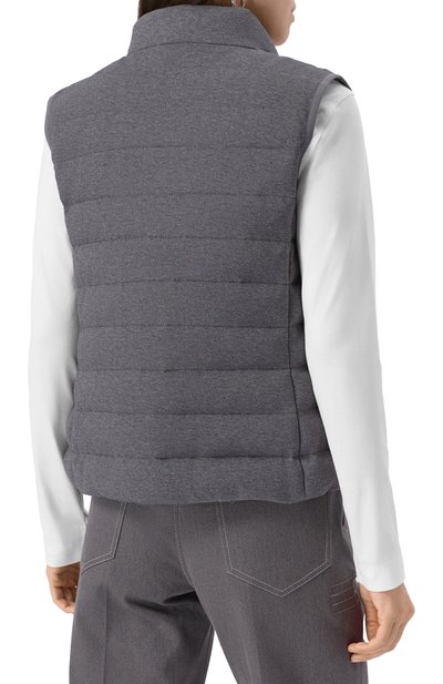 Пуховый жилет BRUNELLO CUCINELLI, арт. MG9277778, фото 4