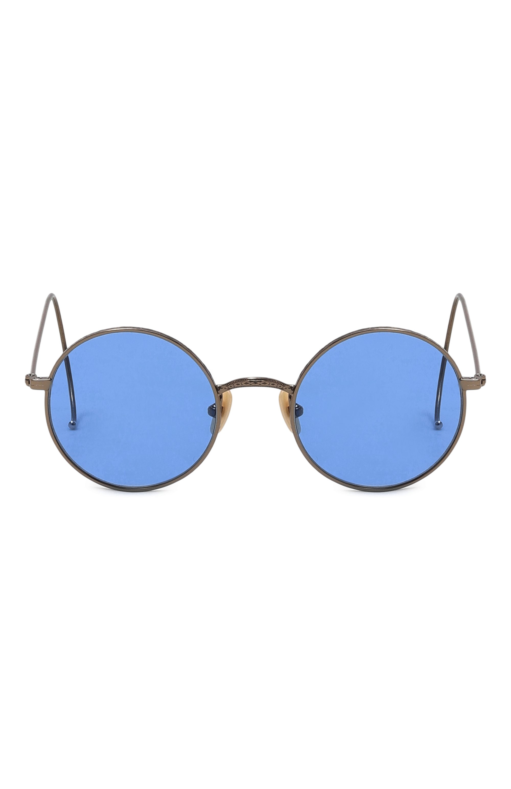Солнцезащитные очки MOSCOT, арт. HAMISH SUN ANTIQUE G0LD/CELEBRITY BLUE, фото 4