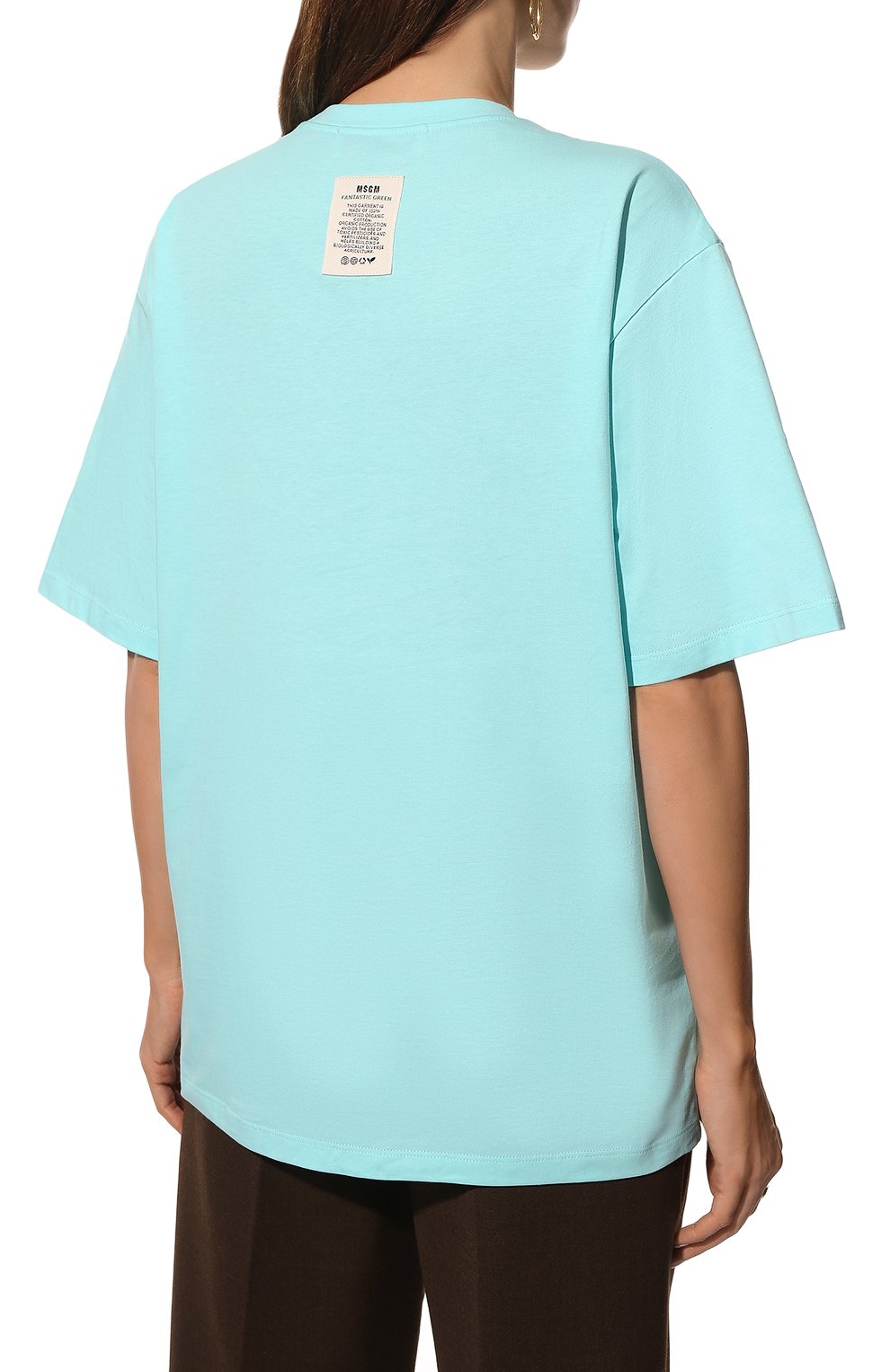 Хлопковая футболка MSGM, арт. 3241MDM190 227288, фото 4
