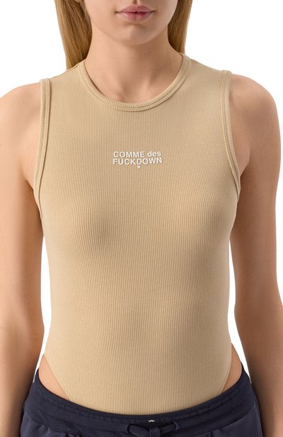 Хлопковое боди COMME DES FUCKDOWN, арт. CFABW01244, фото 5