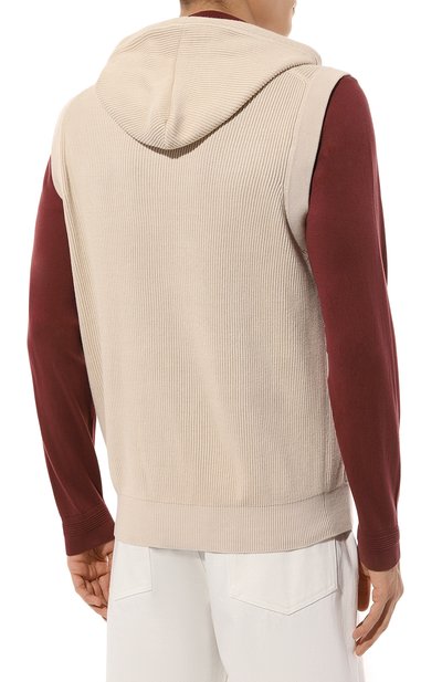 Хлопковый жилет BRUNELLO CUCINELLI, арт. M2920B2308, фото 4
