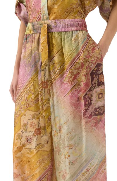 Шелковые брюки ZIMMERMANN, арт. 0679PRS253, фото 5