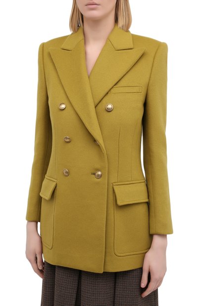 Шерстяной жакет SAINT LAURENT, арт. 640060/Y8B01, фото 3