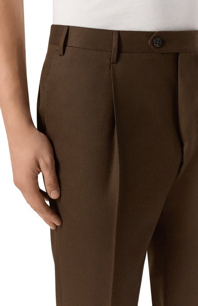 Шерстяные брюки CORNELIANI, арт. 265B03-2618111, фото 5