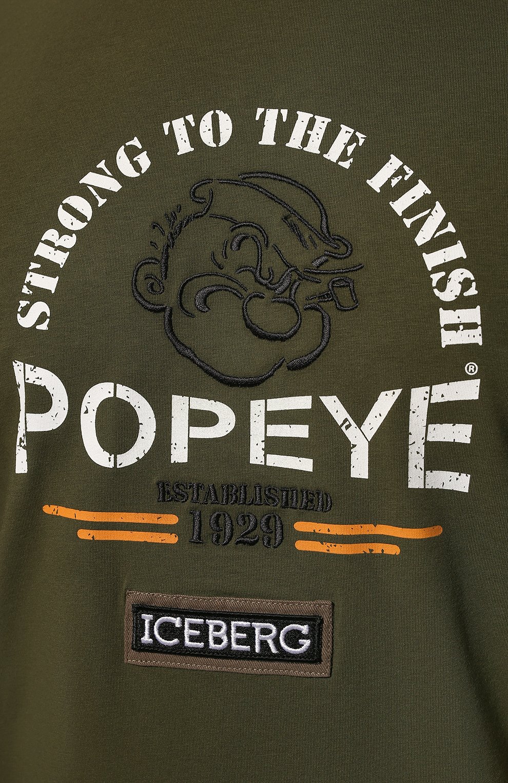 Хлопковая футболка ICEBERG, арт. 22I I1P0/F018/6318, фото 5