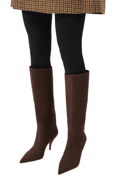Замшевые сапоги theresa 100 JUDE коричневого цвета по цене 99500 руб., арт. THERESA KNEE B00T/NUBUCK LEATHER, фото 2 Замшевые сапоги theresa 100 JUDE, арт. THERESA KNEE B00T/NUBUCK LEATHER, фото 2