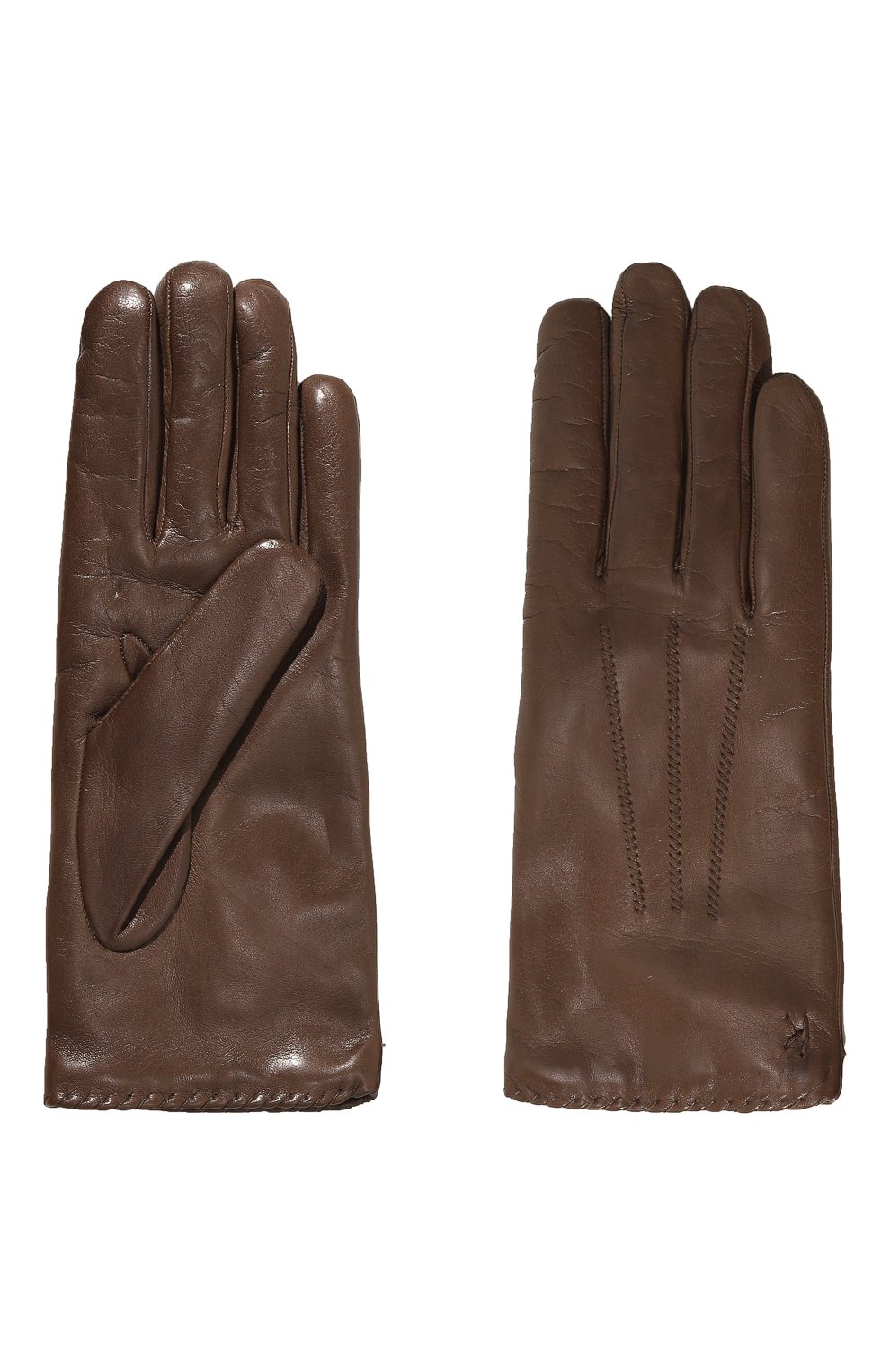 Кожаные перчатки KITON коричневого цвета по цене 52200 руб., арт. D58907K0533F06, фото 2 Кожаные перчатки KITON, арт. D58907K0533F06, фото 2