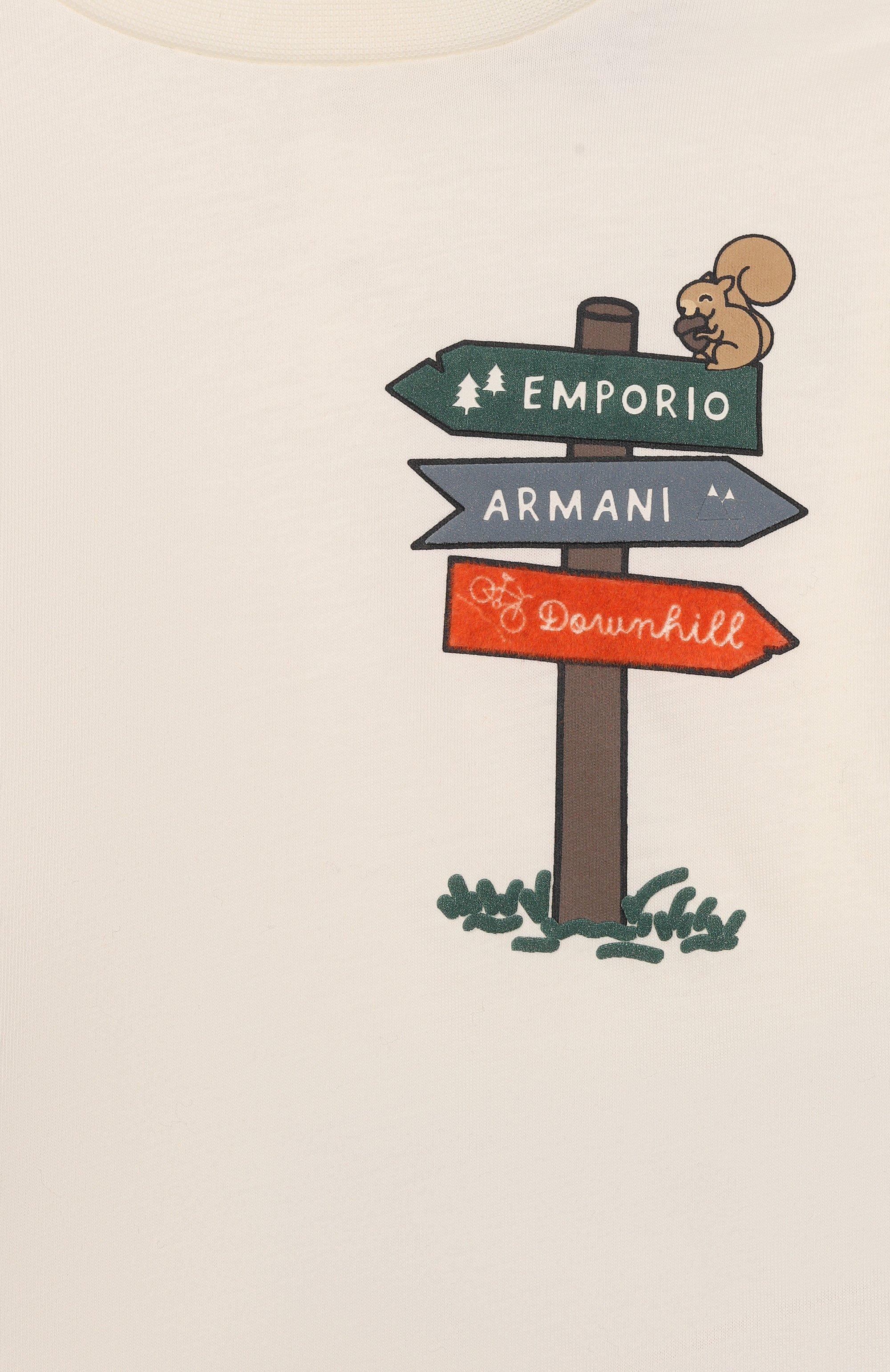 Хлопковый лонгслив EMPORIO ARMANI, арт. EB000768/AF16162, фото 3