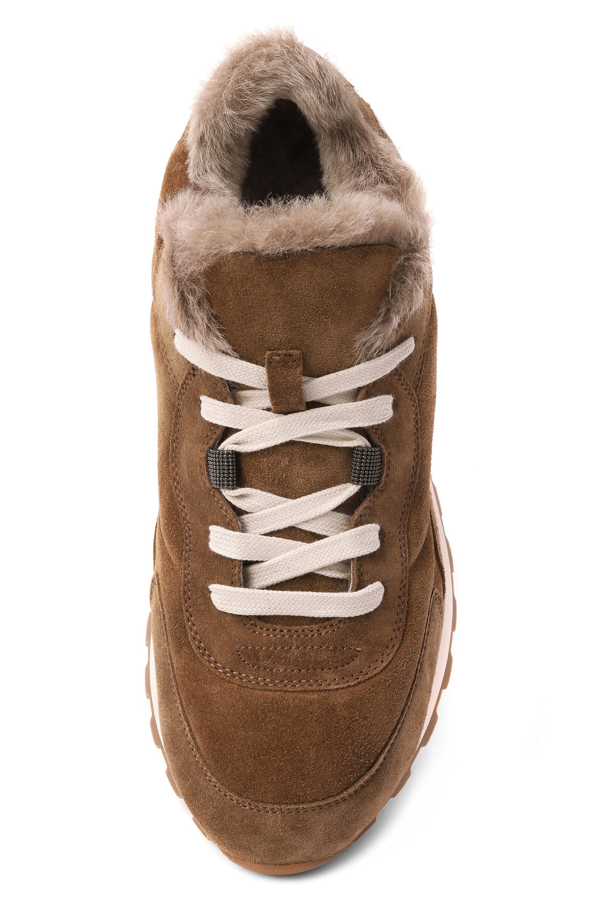 Замшевые кроссовки BRUNELLO CUCINELLI, арт. MZSFG3092, фото 6