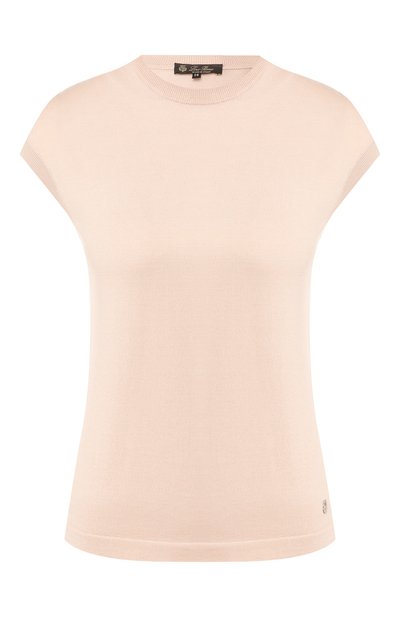 Женский топ из смеси шелка и хлопка LORO PIANA, арт. FAI4414