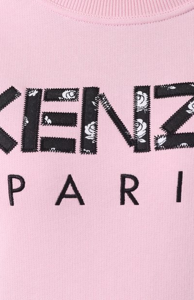 Хлопковый свитшот KENZO розового цвета по цене 16550 руб., арт. 2SW775952, фото 5 Хлопковый свитшот KENZO, арт. 2SW775952, фото 5