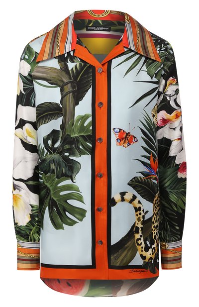 Шелковая рубашка DOLCE & GABBANA, арт. F5N12T/GDV25, фото 1