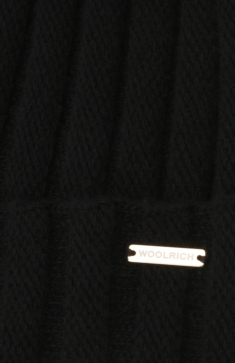 Шапка из шерсти и кашемира WOOLRICH черного цвета по цене 17500 руб., арт. CFWWAC0106FR/UF0600, фото 4 Шапка из шерсти и кашемира WOOLRICH, арт. CFWWAC0106FR/UF0600, фото 4
