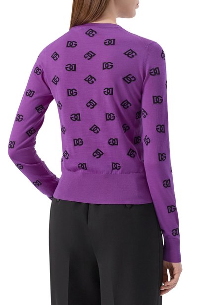 Пуловер из шерсти и шелка DOLCE & GABBANA, арт. FXJ34T/JGMB2, фото 4