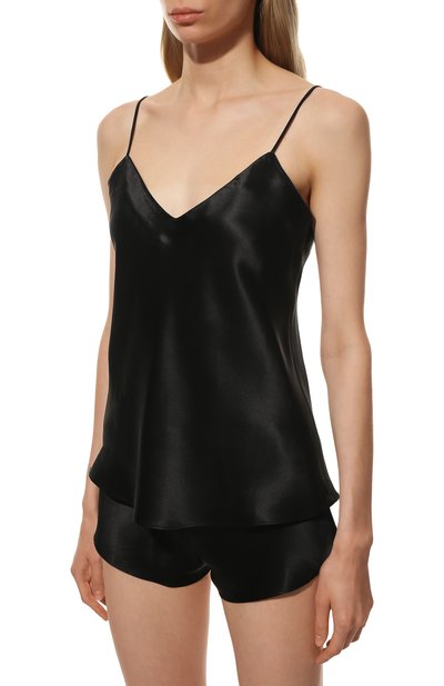 Шелковая пижама SIMONE PERELE черного цвета по цене 28690 руб., арт. 15B900-15B640, фото 3 Шелковая пижама SIMONE PERELE, арт. 15B900-15B640, фото 3