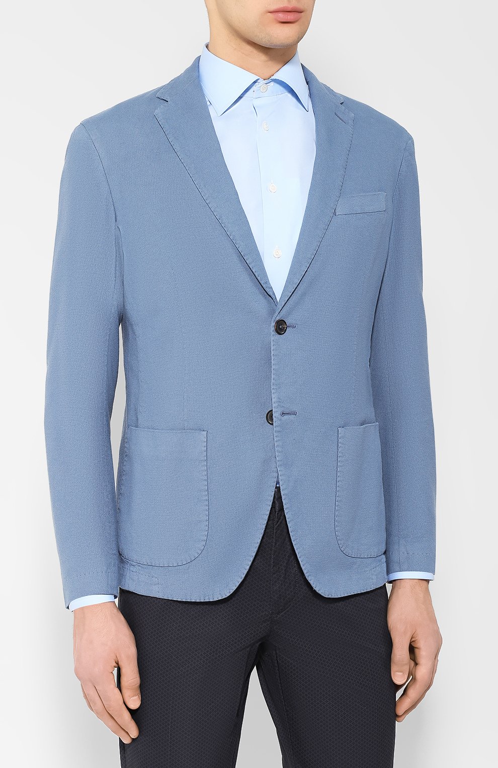 Пиджак из смеси хлопка и шелка ALTEA, арт. 1952058, фото 3