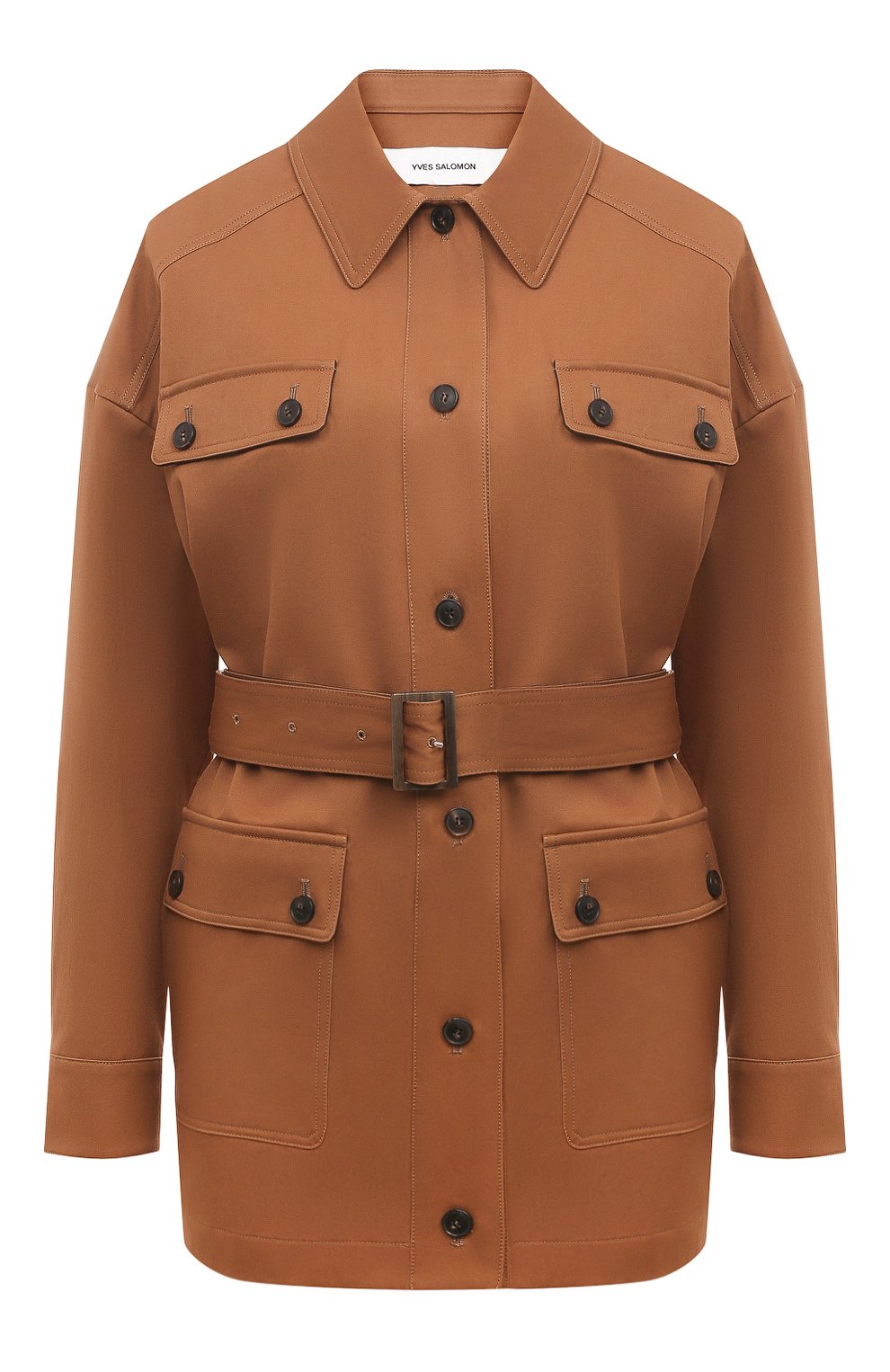 Хлопковая куртка YVES SALOMON, арт. 24EYV02377GAC0, фото 1