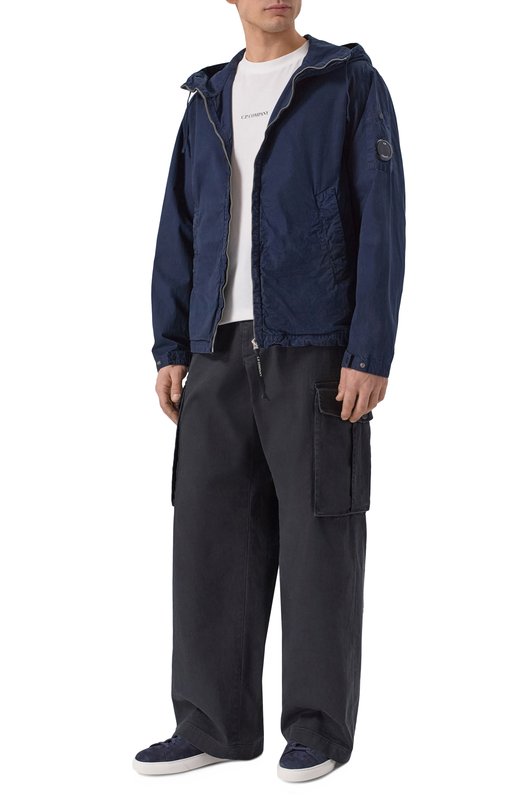 Хлопковая куртка C.P. Company 20CM0W075A/110324G Синий  20CM0W075A/110324G Фото 2