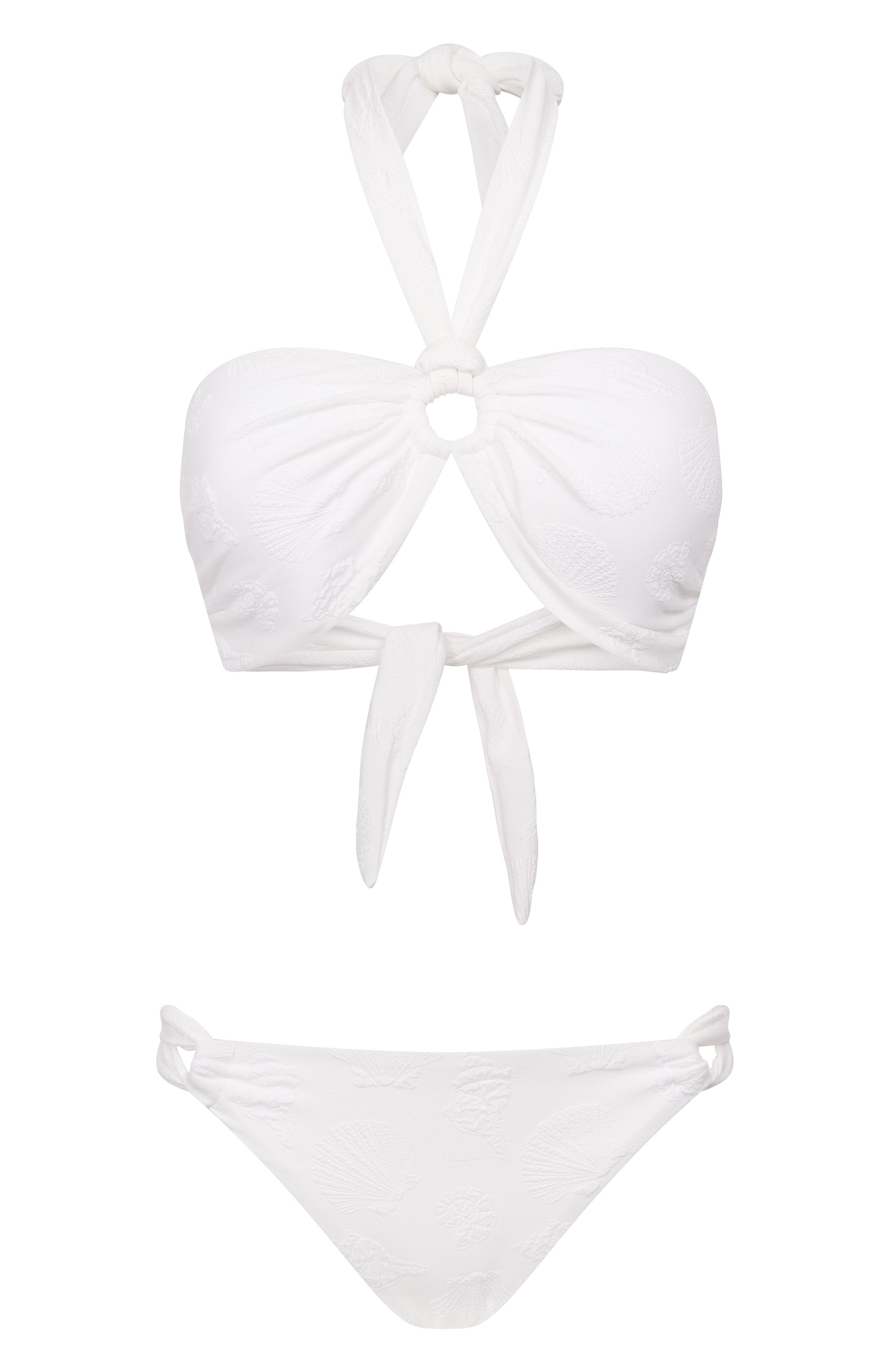 Раздельный купальник NATAYAKIM белого цвета по цене 49500 руб., арт. NY-263/24X, фото 1 Раздельный купальник NATAYAKIM, арт. NY-263/24X, фото 1