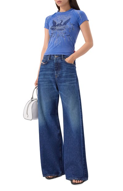 Хлопковая футболка DIESEL, арт. A18393/0JLBW, фото 2