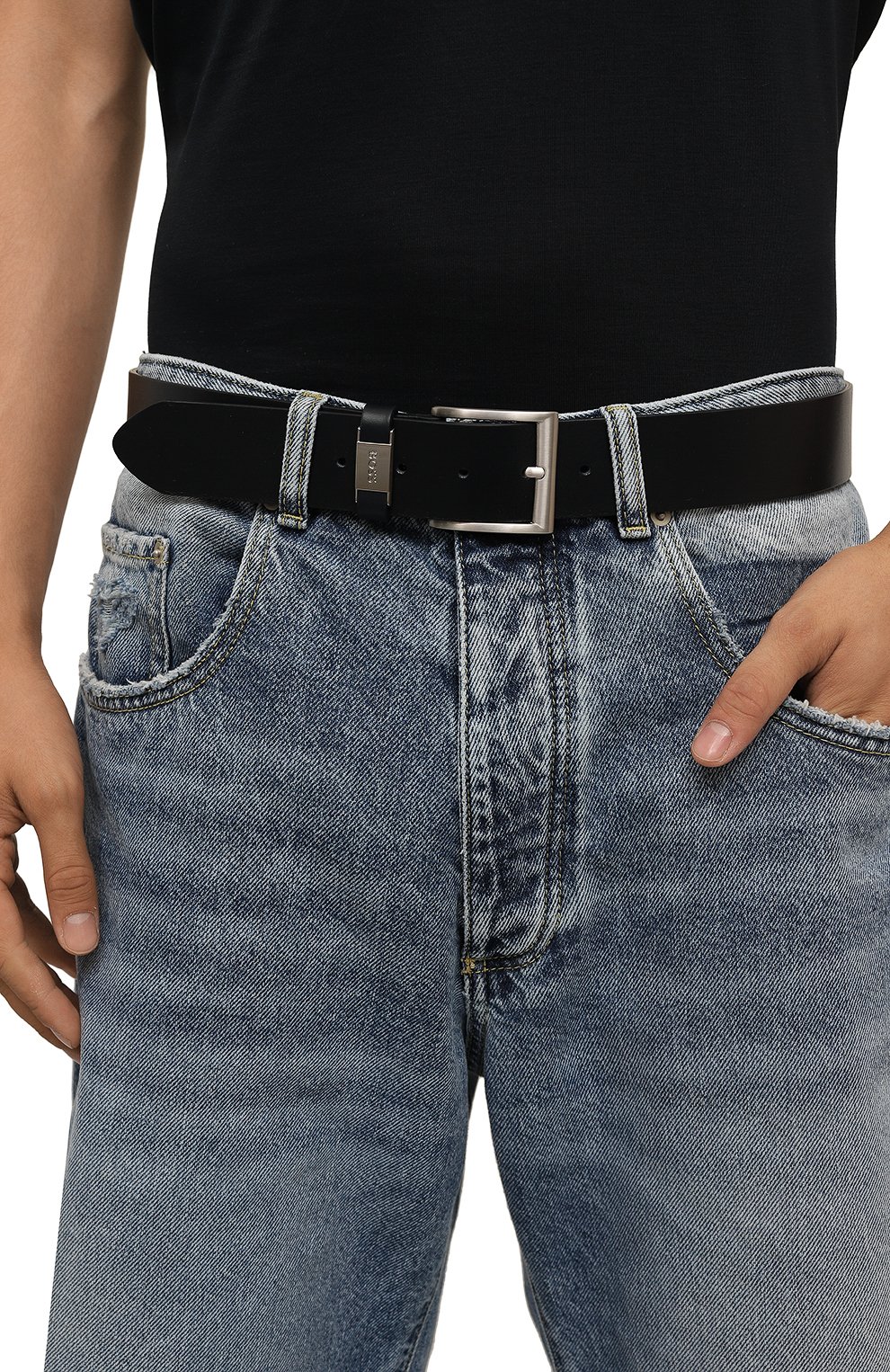 Кожаный ремень BOSS, арт. 50475116, фото 2