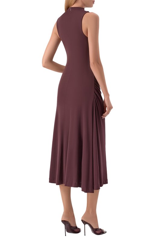 Платье из вискозы BOSS 50557369 Коричневый  50557369 Фото 3