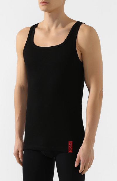 Хлопковая майка HUGO, арт. 50428885, фото 3