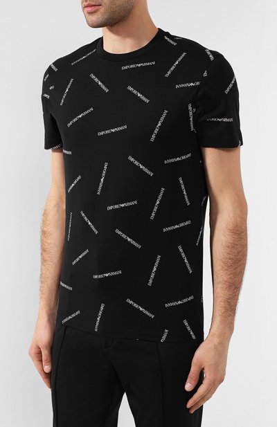 Хлопковая футболка EMPORIO ARMANI, арт. 3H1TD7/1J30Z, фото 3