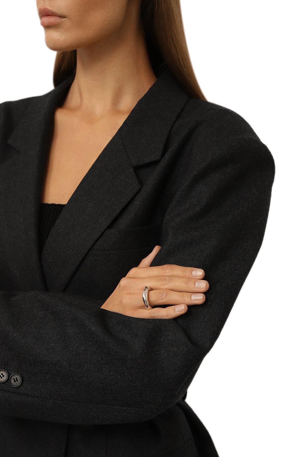 Кольцо JIL SANDER, арт. J11UQ0023 J12003/SILVER, фото 2