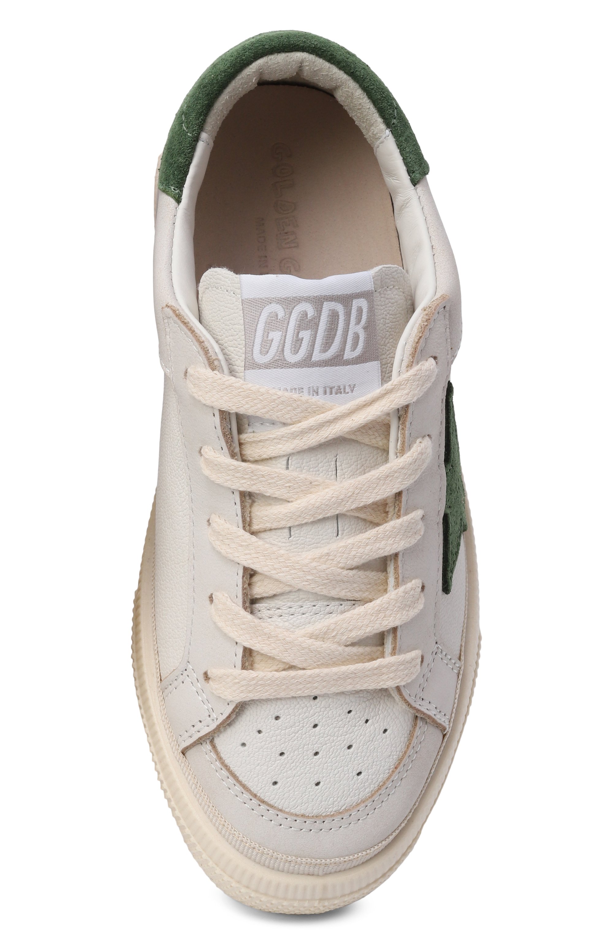 Кожаные кеды may GOLDEN GOOSE DELUXE BRAND, арт. GYF00495.F007441, фото 4