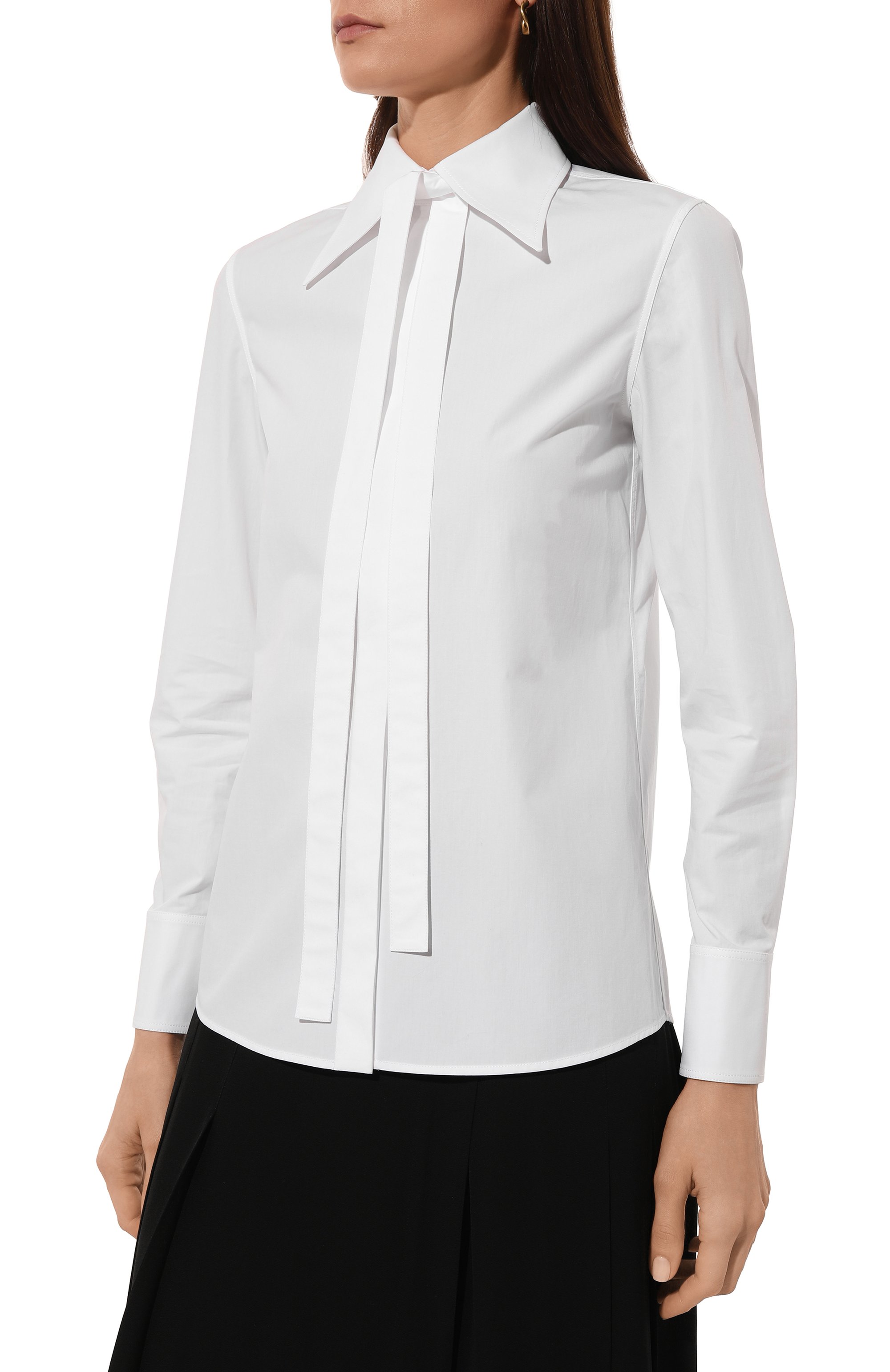 Хлопковая блузка VALENTINO, арт. 3B3AB5905A6, фото 3