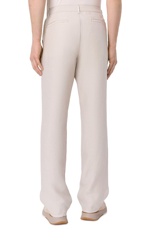 Брюки изо льна и шелка MVST M26.CSM.T405/TXAVI Бежевый  M26.CSM.T405/TXAVI Фото 4