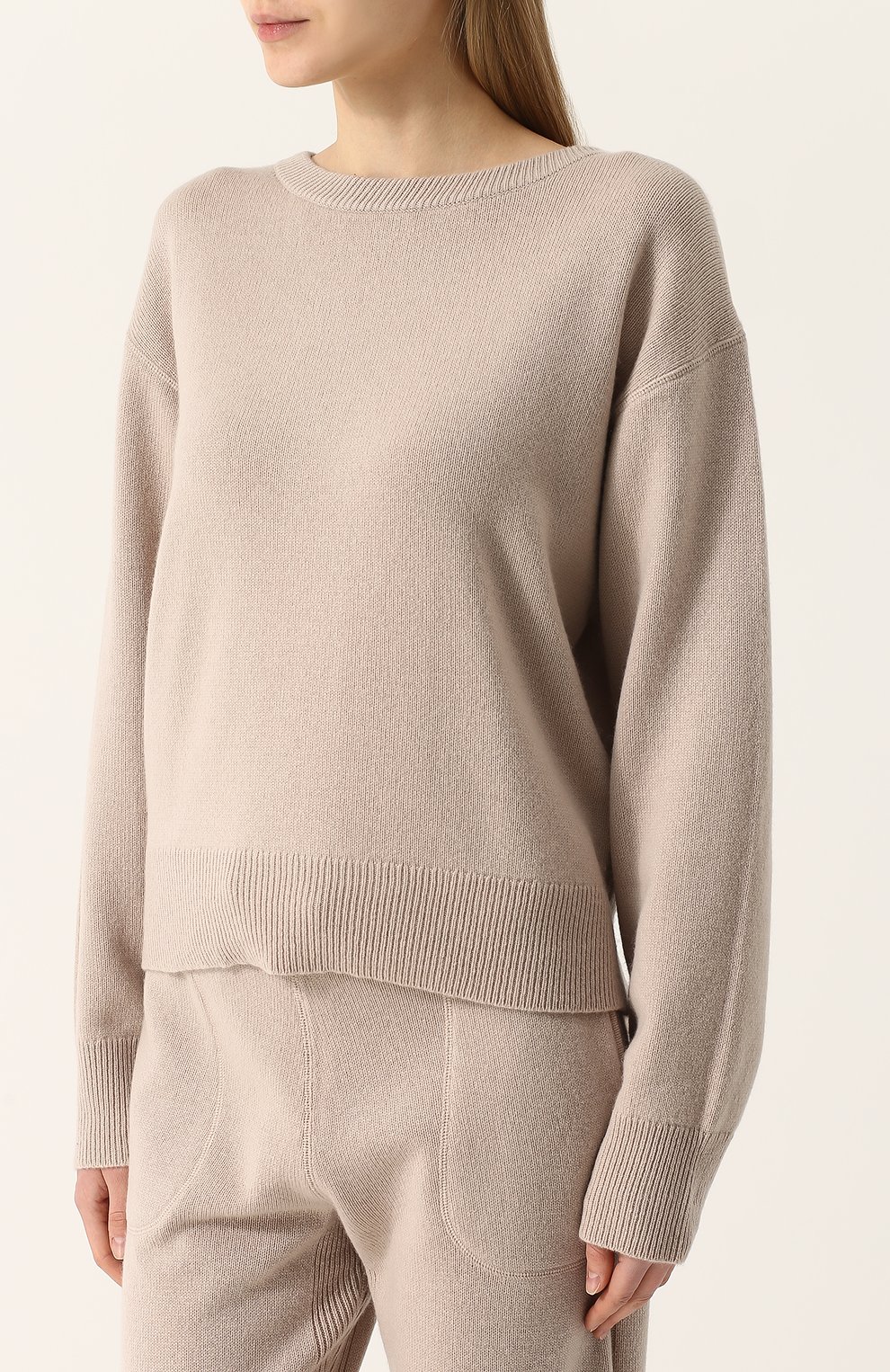 Однотонный кашемировый пуловер с  круглым вырезом RAG AND BONE, арт. W276637XU, фото 3