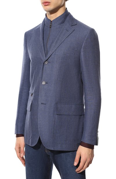Пиджак изо льна и шерсти CORNELIANI, арт. 89X595-2116345/90, фото 3