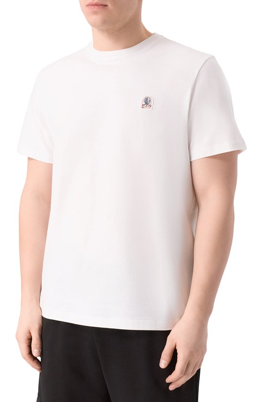 Хлопковая футболка Parajumpers 26SM-PM TSE R01 Белый  26SM-PM TSE R01 Фото 3