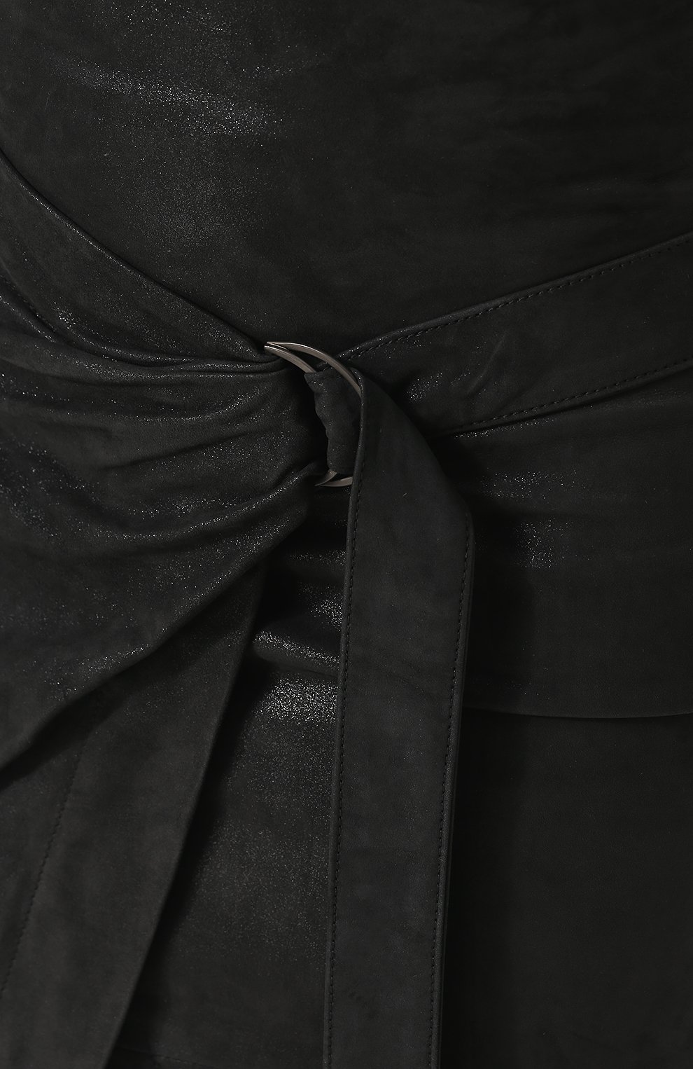 Кожаная юбка-миди с запахом BRUNELLO CUCINELLI, арт. M0PLTG2732, фото 5