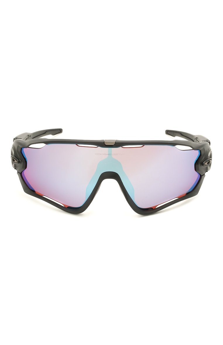 Женские солнцезащитные очки OAKLEY черного цвета, арт. 9290-929053 | Фото 4 (Кросс-КТ: С/з-унисекс; Региональные ограничения белый список (Axapta Mercury): Не проставлено, RU; Нос: Не проставлено; Материал: Пластик; Тип очков: С/з; Очки форма: Маска; Оптика Гендер: оптика-унисекс)