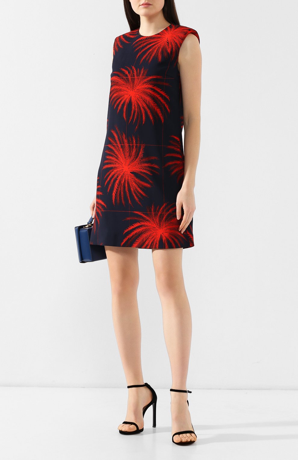 Платье из вискозы VICTORIA, VICTORIA BECKHAM, арт. DRVV 599 PSS19 PRINTED HEAVY CREPE, фото 2