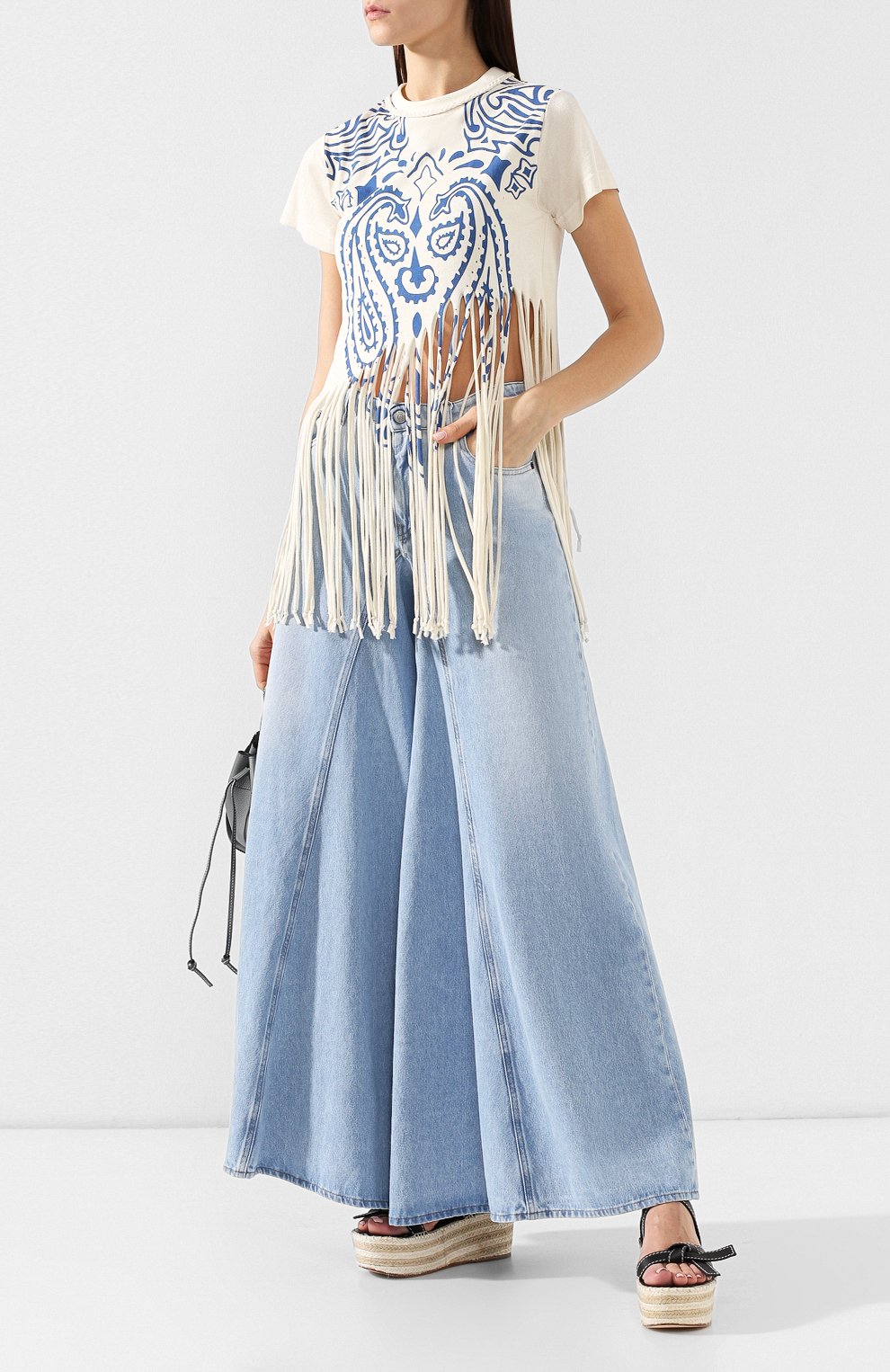 Джинсы свободного кроя MM6, арт. S32LA0173/S30460, фото 2