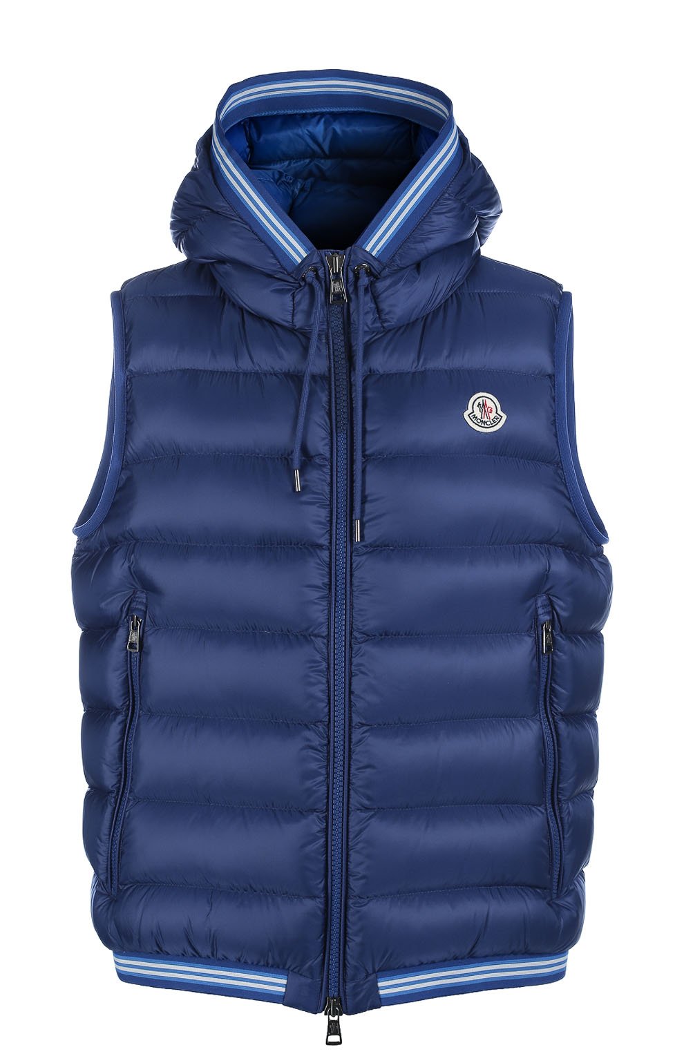 Пуховый стеганый жилет с капюшоном MONCLER, арт. B2-091-43390-49-53334, фото 1
