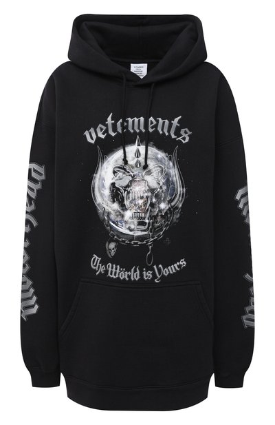 Женский хлопковое худи VETEMENTS, арт. UAH21TR613 1605/W