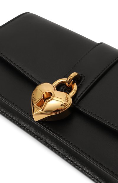 Сумка heart lock MOSCHINO черного цвета по цене 87550 руб., арт. A7454/8024, фото 3 Сумка heart lock MOSCHINO, арт. A7454/8024, фото 3