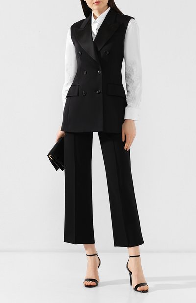 Шерстяной жилет BURBERRY черного цвета по цене 162000 руб., арт. 8008280, фото 2 Шерстяной жилет BURBERRY, арт. 8008280, фото 2