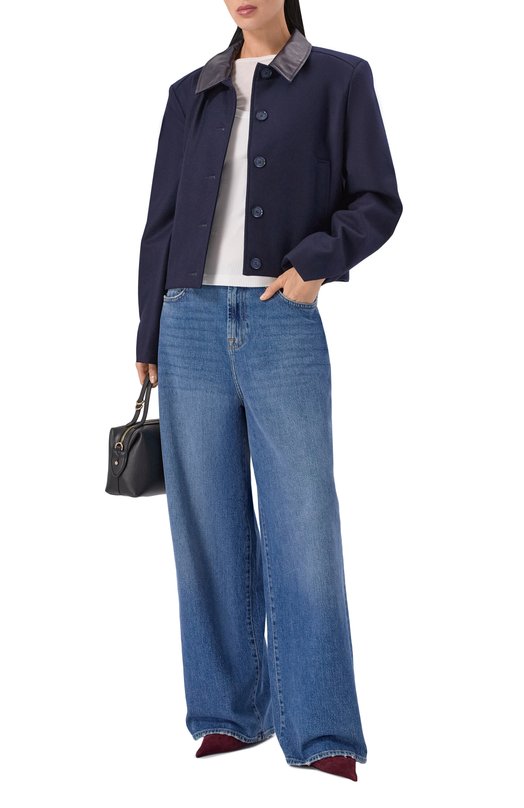 Джинсы Slouchy 7 For All Mankind 7U4P0C65/SL0UCHY WIDE Синий  7U4P0C65/SL0UCHY WIDE Фото 2